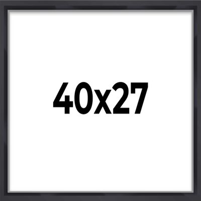 27x40 Shadow Box Frame Contemporary Black | 3/4" Depth of Usable Space| Interior Size 27x40 or 40x27 Inches| UV Resistant Acrylic, Acid-Free Backing, Wall Hangers | Made in USA