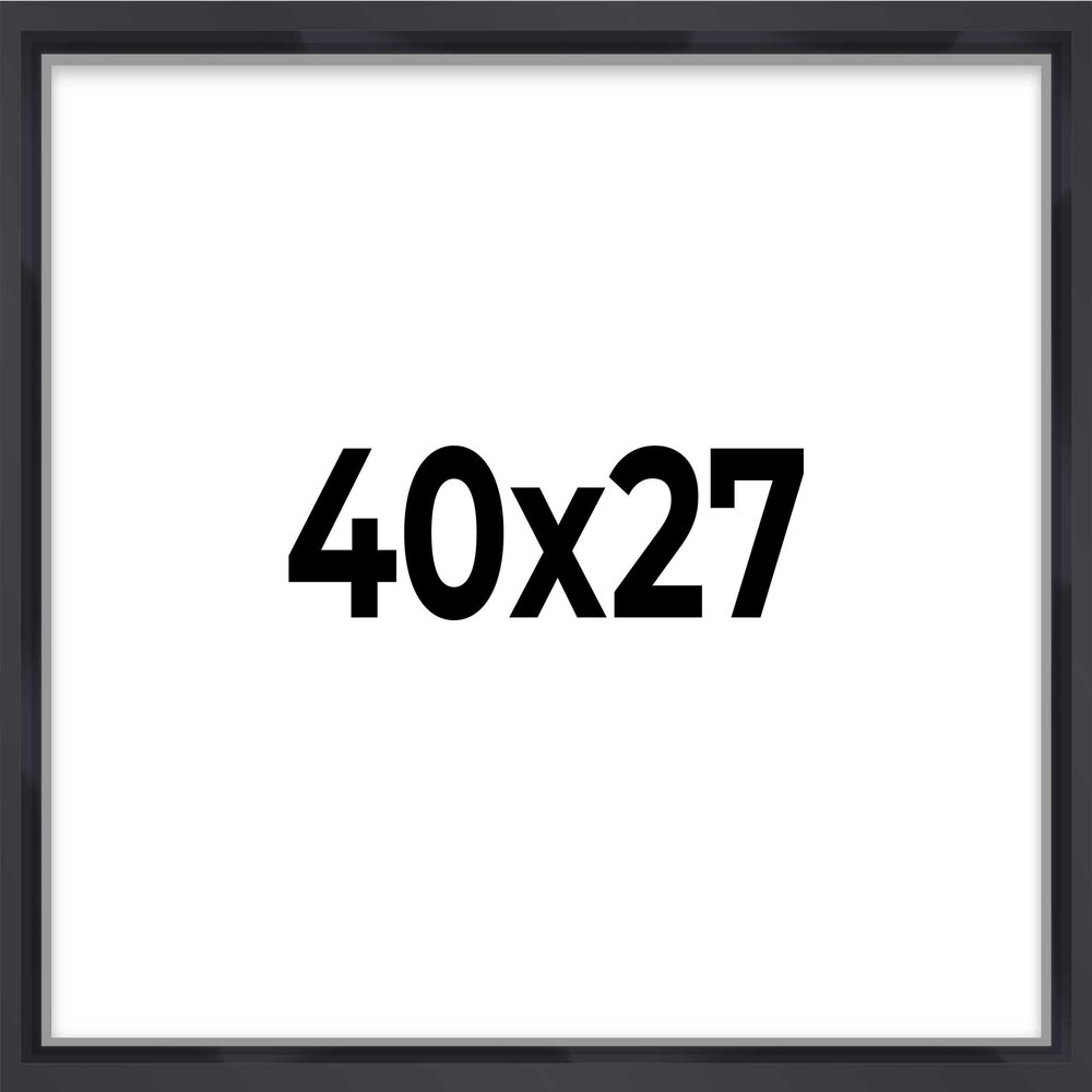 27x40 Shadow Box Frame Contemporary Black | 3/4" Depth of Usable Space| Interior Size 27x40 or 40x27 Inches| UV Resistant Acrylic, Acid-Free Backing, Wall Hangers | Made in USA
