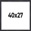 27x40 Shadow Box Frame Contemporary Black | 3/4" Depth of Usable Space| Interior Size 27x40 or 40x27 Inches| UV Resistant Acrylic, Acid-Free Backing, Wall Hangers | Made in USA view 1