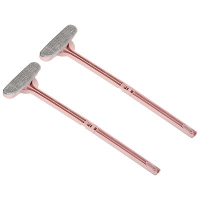 MECCANIXITY Mesh Screen Cleaner Window Cleaner Brush Pink Cleaning Scraper for Window Screen, Glass 2pcs