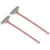 MECCANIXITY Mesh Screen Cleaner Window Cleaner Brush Pink Cleaning Scraper for Window Screen, Glass 2pcs view 1
