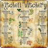Krouterebs Witchy Room Decor Wall Kitchen Witch Herbal Metal Tin Sign Kitchen Pub Novelty Coffee Bar Club Wall Poster 12x8 Inch Yard Garden Farm Man Cave view 1