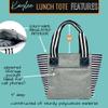 Brooke & Jess Designs Teacher Tote Bag for Work - Teacher Gifts for Women, Teacher Bag Best Teacher Appreciation Day Gift, Birthday view 3