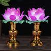 XIALON US 110V 220V 1pairs 7.8inch LED Buddhist Supplies Lotus Lamp Buddha Household Guanyin Lamp view 1