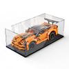 Clear Acrylic Display Case for Toys CollectiblesAssemble Acrylic Box Dustproof Protection Showcase with Black Wood-Plastic Base (15.7x8x8 inch;40x20x20cm) view 3