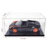 Clear Acrylic Display Case for Toys CollectiblesAssemble Acrylic Box Dustproof Protection Showcase with Black Wood-Plastic Base (15.7x8x8 inch;40x20x20cm) view 4