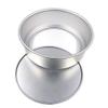 2-12 inches Removable Bottom Round Shape Loose Base Aluminium Chiffon Cake Mould Bread Mold Cupcake Moulds Pan Tin DIY Bakery (10 inches) view 1