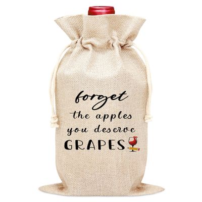 Teacher Appreciation Wine Bag - 1 Pc Bottle Cover Gift Bag (Hf14) For School Coworkers & Back to School Gift