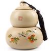 8inch Gourd Shape Tea Jar Pottery Sealed Tank Storage Box Tea Caddy Kung Fu Tea Set view 1