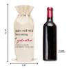 OICPYD Godmother Wine Bag, Wine Bottle Cover Gift Bag (Hf05), 1 Pc, 6.3" x 13.4", Formal Event, Christening view 2
