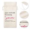 OICPYD Godmother Wine Bag, Wine Bottle Cover Gift Bag (Hf05), 1 Pc, 6.3" x 13.4", Formal Event, Christening view 3
