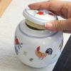 3.9inch Hand Painted Ceramic Tea Caddy Storage Sealed Jar Tea Set Kung Fu Tea Ceremony view 2