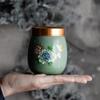 4.2inch Sealed Ceramic Tea Box Travel Storage Jar Storage Tea Caddy Kung Fu Tea Set view 2