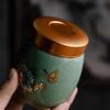 4.2inch Sealed Ceramic Tea Box Travel Storage Jar Storage Tea Caddy Kung Fu Tea Set view 3