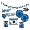 Stunning Royal Blue Grad Room Decorating Kit - Pack of 10 - Effortless Set-Up & Durable Materials - Perfect for Graduation Celebrations view 1