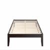 AFI Colorado Full Size Platform Bed with Charging Station in Espresso view 4