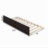 AFI, Trundle Bed Twin, Espresso view 2