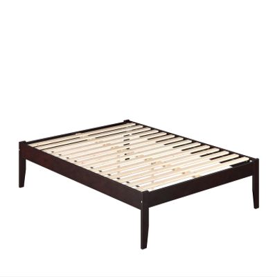 AFI Colorado Queen Size Platform Bed with Charging Station in Espresso