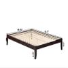AFI Colorado Queen Size Platform Bed with Charging Station in Espresso view 3