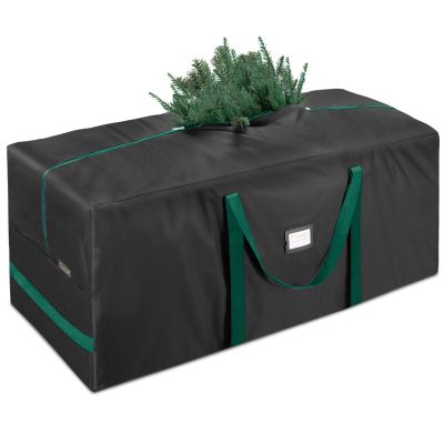 BALEINE 9 ft Christmas Tree Storage Bag, Heavy Duty 900D Oxford Fabric with Reinforced Handles and Dual Zippers Wide Opening, Extra Large Storage Container for Trees and Decorations (Black)