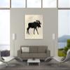 Jaxson Rea "Neutral Lodge III v2 Gallery Wrapped Canvas by James Wiens, 48" x 48" view 3