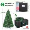 BALEINE 7.5 ft Christmas Tree Storage Bag, Heavy Duty 900D Oxford Fabric with Reinforced Handles and Dual Zippers Wide Opening, Extra Large Storage Container for Trees and Decorations (Black) view 2