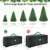 BALEINE 7.5 ft Christmas Tree Storage Bag, Heavy Duty 900D Oxford Fabric with Reinforced Handles and Dual Zippers Wide Opening, Extra Large Storage Container for Trees and Decorations (Black) view 4