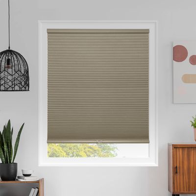 CHICOLOGY Cellular Shades, Window Blinds Cordless, Blinds for Windows, Window Shades for Home, Window Coverings, Cellular Blinds, Door Blinds, Montana Latte (Blackout), 59.5" W X 64" H