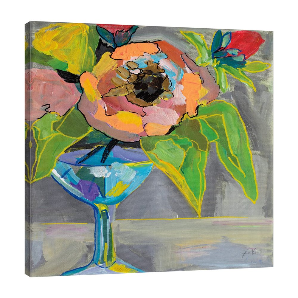 Jaxson Rea "Half Fun Gallery Wrapped Canvas by Jeanette Vertentes, 24" x 30"