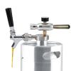 Beer Spear Faucet Tap, Homebrew Mini Beer Wine Dispenser Kit Stainless Steel Beer Spear Faucet Tap Dispenser Kit for 2L/3.6L/4L Mini Keg Beer Growler view 1