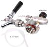 Beer Spear Faucet Tap, Homebrew Mini Beer Wine Dispenser Kit Stainless Steel Beer Spear Faucet Tap Dispenser Kit for 2L/3.6L/4L Mini Keg Beer Growler view 3