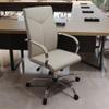 LeisureMod Sonora Modern Conference High Back Leather Ergonomic Executive Office Chair with Adjustable Height & Swivel for Home and Office Room view 2