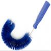 SPARTA Plastic Hook Dusting Brush, Clean-In-Place, Galvanized Wire with Threaded Hole for Dusting Surface of Curved Drains and Pipes, 11.5 Inch Length, Blue view 4