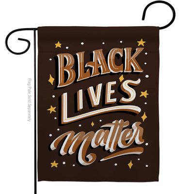 USA Decoration G170055-BO 13 x 18.5 in. BLM Unity Black History Lives Matter Double-Sided Decorative Vertical Garden Flags - House Decoration Banner Yard Gift