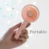 DFDFSFG Small Portable Handheld Fan,Mini Fan,Small Cooling Fan,3 Speeds Strong Wind,for Office, Hiking, Camping, Travel,Super Silent Strong Airflow (Color : White) view 3