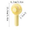 DFDFSFG Small Handheld Fan,Mini Fan,Portable Small Cooling Fan,3 Speed Adjustable Mini Fan,Quiet,ABS,Portable Fan,Bedroom,Outdoor Strong Airflow (Color : Pink) view 2