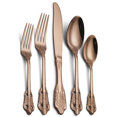 40-piece Silverware Set, Stainless Steel Cooking Flatware Serving Set, Flatware Cutlery Set For Home Kitchen Restaurant Hotel, Tableware Set Service for 8, Dishwasher Safe