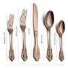40-piece Silverware Set, Stainless Steel Cooking Flatware Serving Set, Flatware Cutlery Set For Home Kitchen Restaurant Hotel, Tableware Set Service for 8, Dishwasher Safe view 2