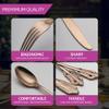 40-piece Silverware Set, Stainless Steel Cooking Flatware Serving Set, Flatware Cutlery Set For Home Kitchen Restaurant Hotel, Tableware Set Service for 8, Dishwasher Safe view 3