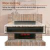 LegendFlame Adjustable Fireplace Curtain Rod Kit for Fireplace Mesh Screen Curtain, Black Matte, SP62 view 4