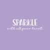 Vinyl Wall Art Decal - Sparkle with All Your Heart - 6" x 18.5" - Modern Inspirational Positive Quote Sticker Cute Design for Home Teen Bedroom Kids Room Home Office Store Decor (White) view 4