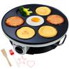 Aoruru Electric Pancake Maker for Kids Mini Crepe Maker Nonstick Fried Eggs Pan view 1