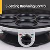 Aoruru Electric Pancake Maker for Kids Mini Crepe Maker Nonstick Fried Eggs Pan view 2