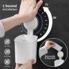 LEVERLOC Toothbrush and Soap Holder Sets,4 Packs Shower Toothbrush Holder Suction Cup Wall Mounted and Soap Dish for Shower Bathroom NO-Drilling Removable Self Draining for Kitchen view 3