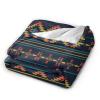 African Blankets & Throws Blanket Soft, African Art Throw Blanket Blanket Flannel Blanket for Home Outdoor(80"x60") view 2