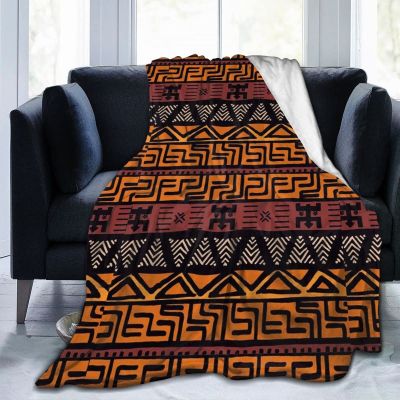 African Blankets & Throws Blanket Soft, African Art Throw Blanket Blanket Flannel Blanket for Home Outdoor(80"x60")