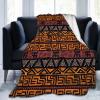 African Blankets & Throws Blanket Soft, African Art Throw Blanket Blanket Flannel Blanket for Home Outdoor(80"x60") view 1