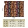 African Blankets & Throws Blanket Soft, African Art Throw Blanket Blanket Flannel Blanket for Home Outdoor(80"x60") view 3
