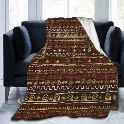 African Blankets & Throws Blanket Soft, African Art Throw Blanket Blanket Flannel Blanket for Home Outdoor(80"x60")