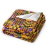 African Blankets & Throws Blanket Soft, African Art Throw Blanket Blanket Flannel Blanket for Home Outdoor(60"x50") view 2
